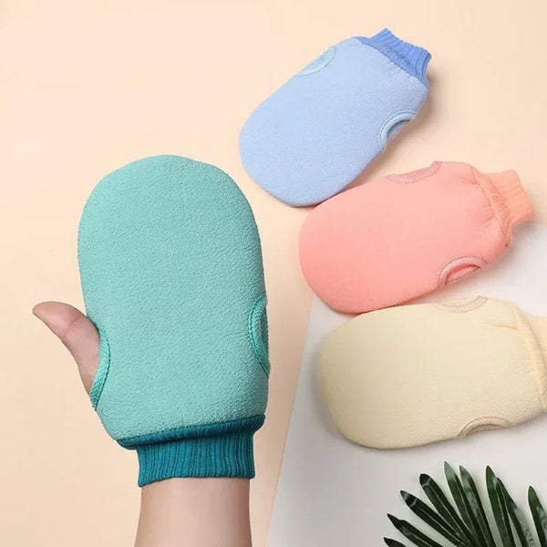 Exfoliating Bath & Shower Glove — Body Scrub Mitt for Smooth Skin
