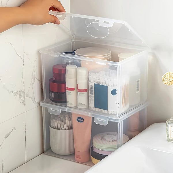 Large Clear Stackable Storage Box