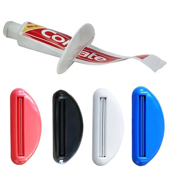 Tube Squeezer & Roller Clip — For Toothpaste, Creams & More
