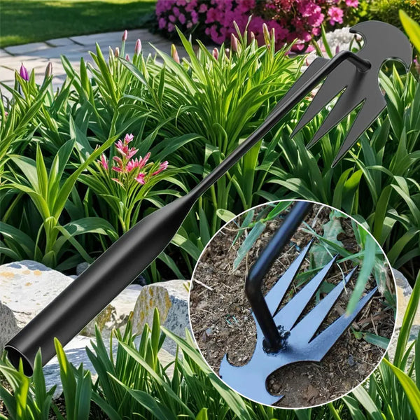 Carbon steel garden hoe