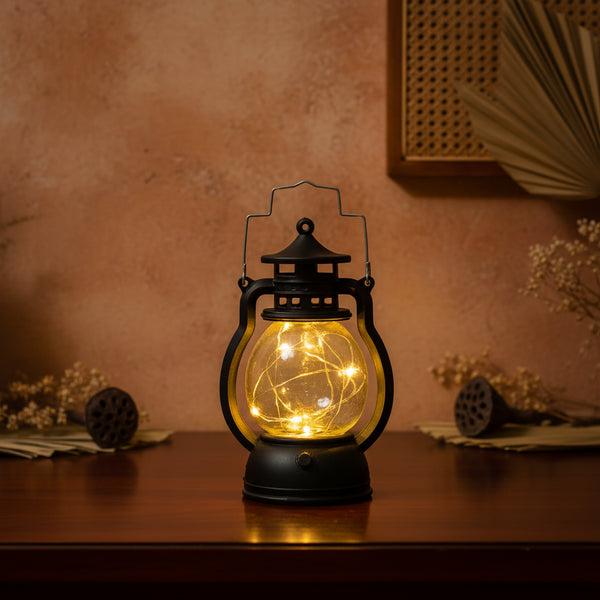Retro Flameless LED Kerosene Lamp — Warm Light Candlestick, 7 Styles