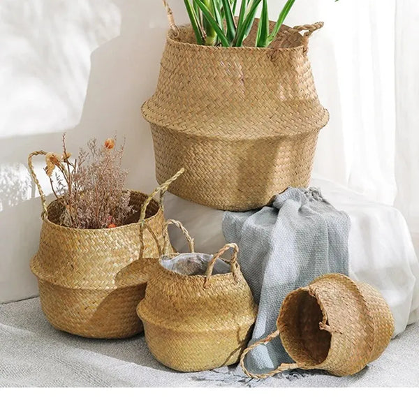 Storage Basket | Handwoven Plant Fibre | Home & Décor