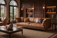 The Intramuros Sofa Set - Genuine Leather