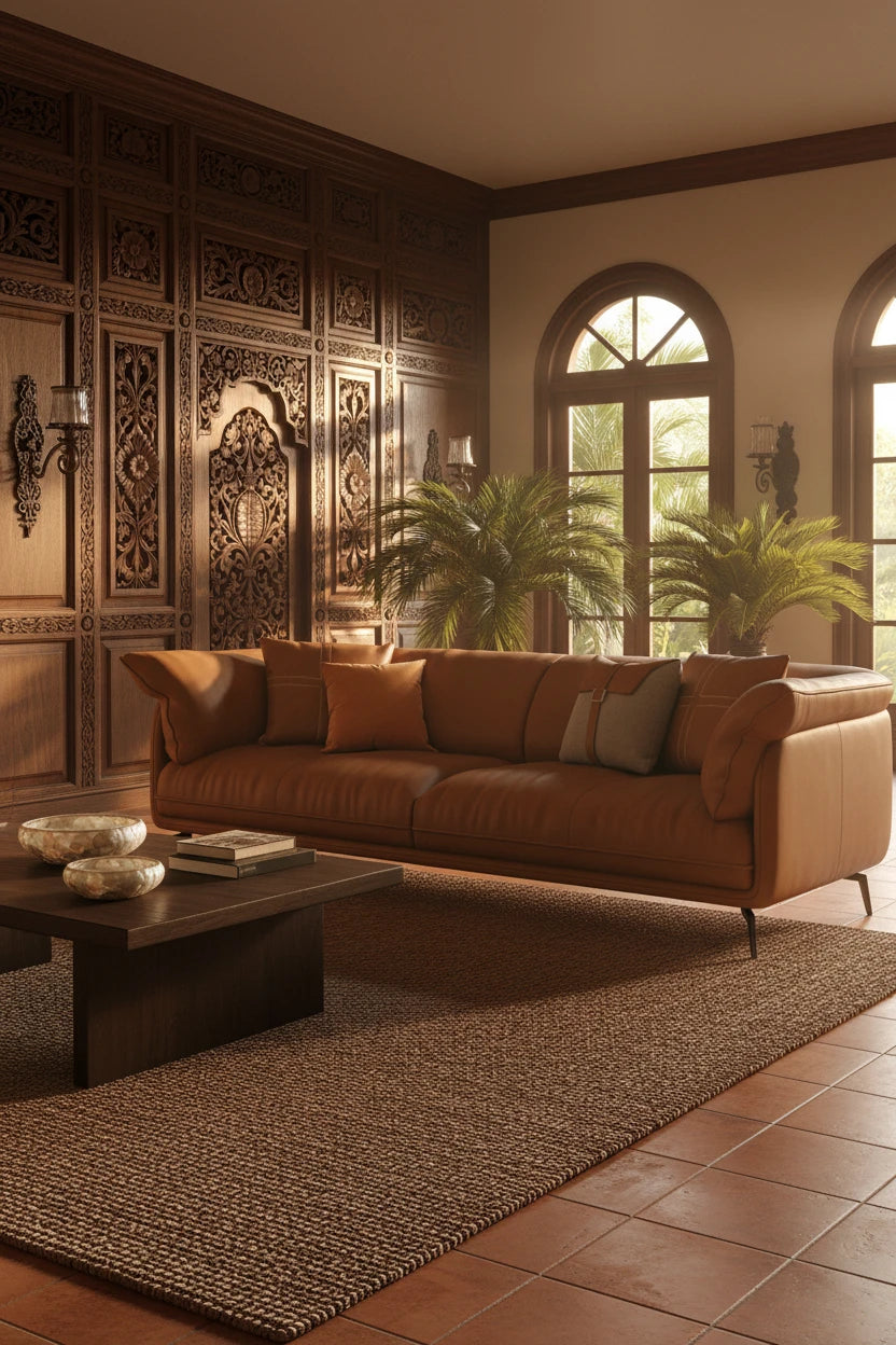 The Intramuros Sofa Set - Genuine Leather