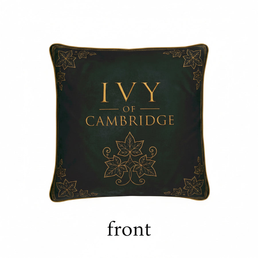 Ivy of Cambridge® soft velvet cushion | 50cm × 50cm