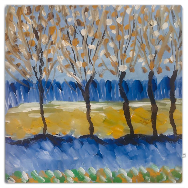 Autumn Trees picnic blanket
