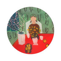 Flower Woman ornamental bowl