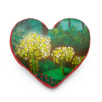 Blossom Garden heart cushion