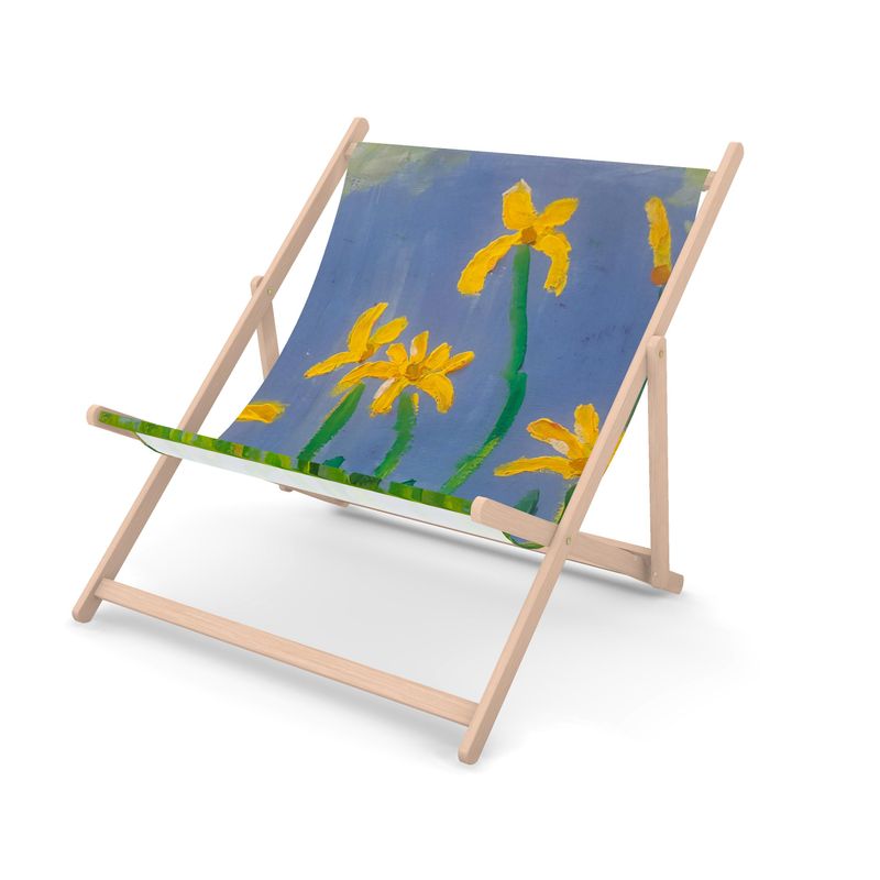 Yellow Iris double deckchair