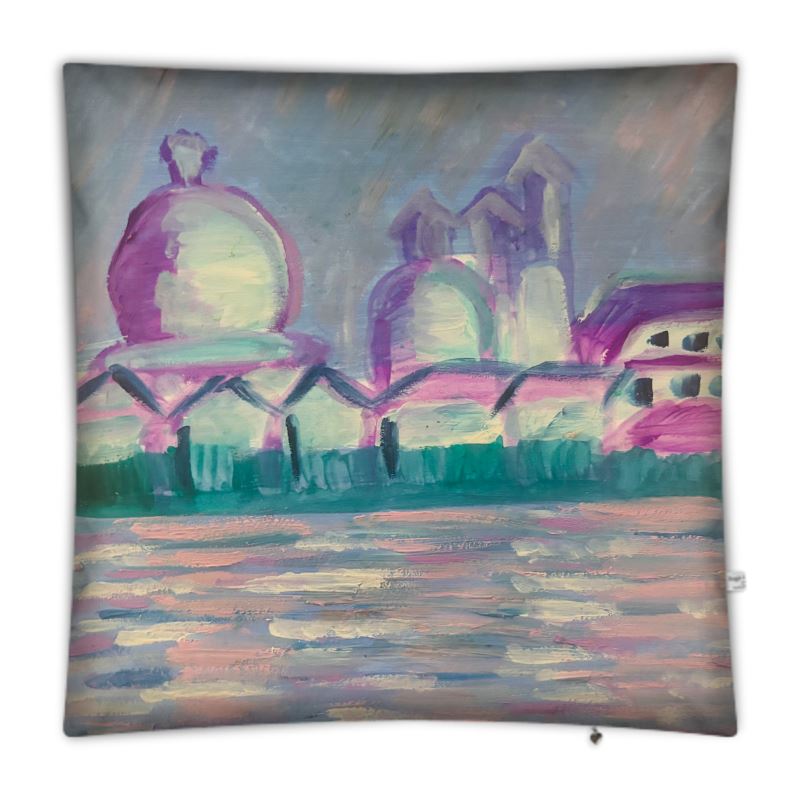 Cathedral Skyline floor cushion