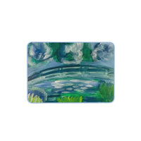 Water Lily Bridge bath mat
