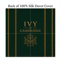 Ivy of Cambridge® 100% Silk Duvet Cover with 2 Pillowcases