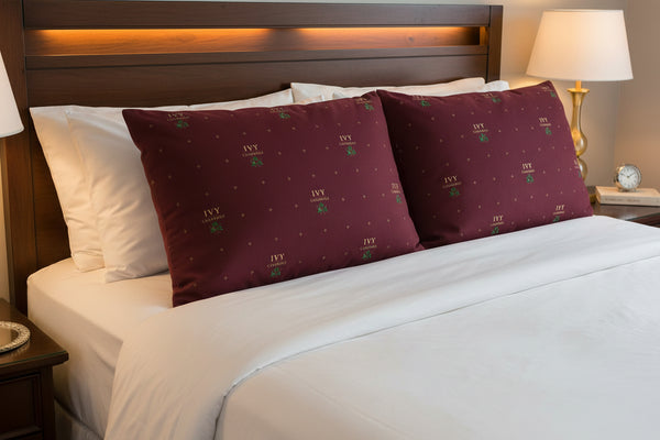 Ivy of Cambridge® Pillow Case - 100% Organic Cotton Sateen. 300 Thread Count