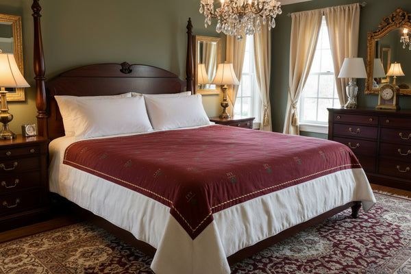 Ivy of Cambridge® Deluxe Organic Cotton Satin Quilt | 220×220cm
