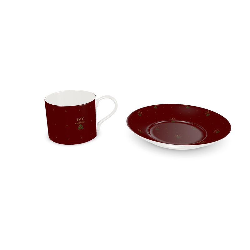 Ivy of Cambridge® Small Espresso Cup and Saucer (Set of 4)