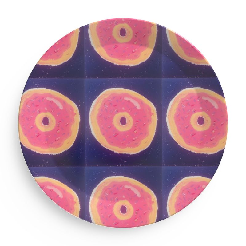 Donuts Party Plates (Set of 4)