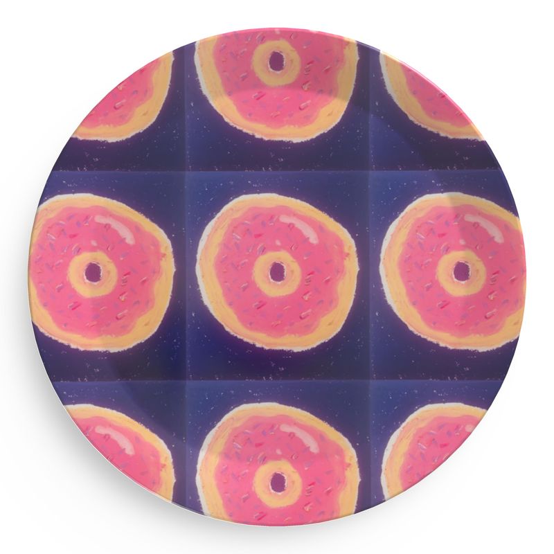 Donuts Party Plates (Set of 4)