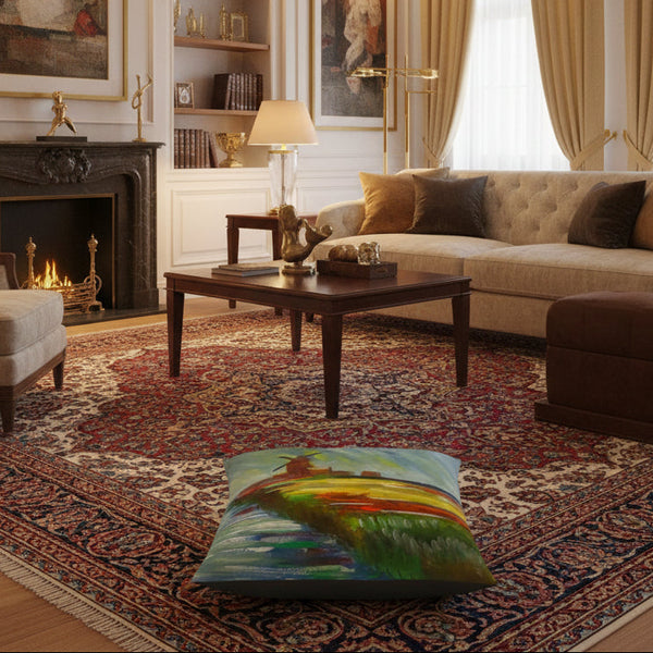 Windmill Floor Cushion — 80×80cm