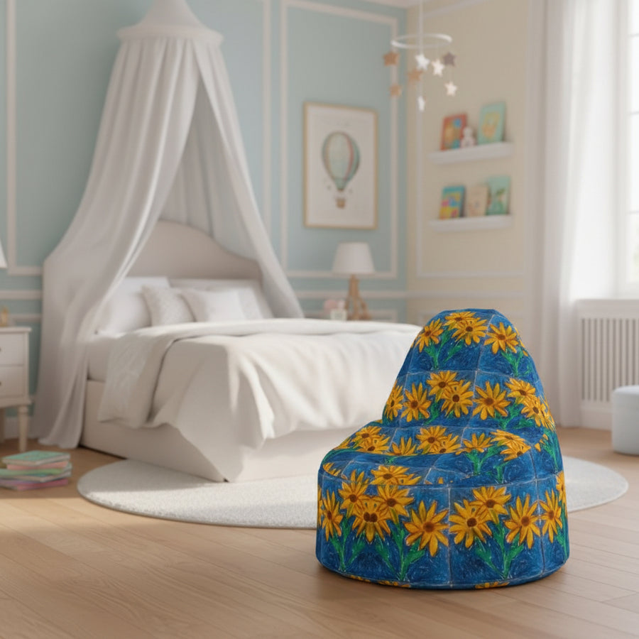 Sunflower Bean Bag — Indoor Suede