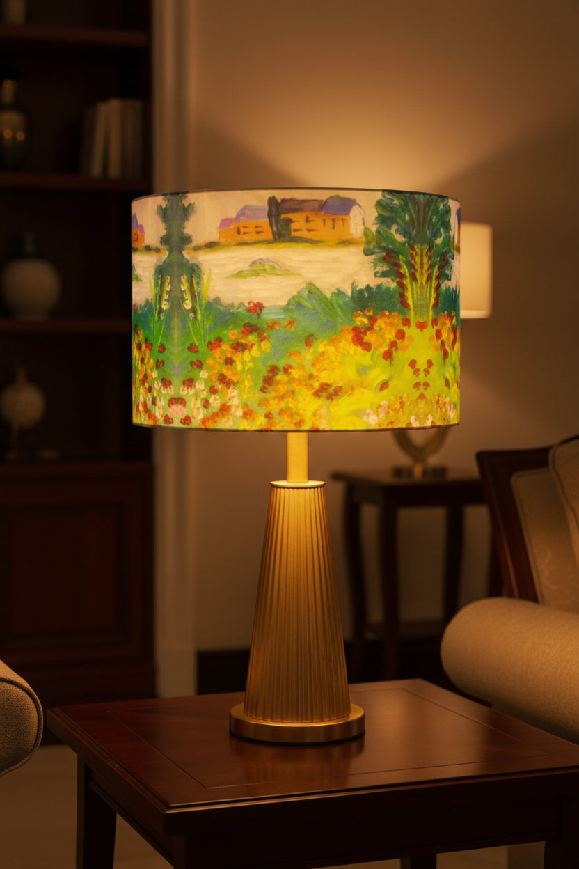 Garden Lake Drum Lamp Shade — 40cm Round