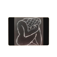 Abstract Figure Bath Mat — Large 90×63cm