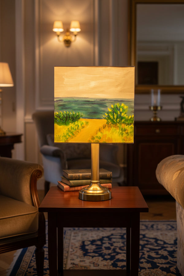 Countryside Square Lamp Shade — 30cm