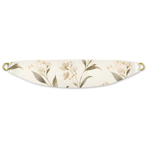 Botanical blossom curtain tie-back