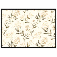 Trailing blossom non-slip floor mat