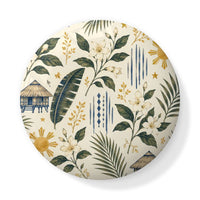 Mixed-design bone china trinket pot, set of 2