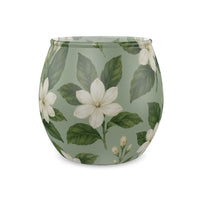 Gardenia botanical glass tealight votives, set of three