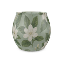 Gardenia botanical glass tealight votives, set of three