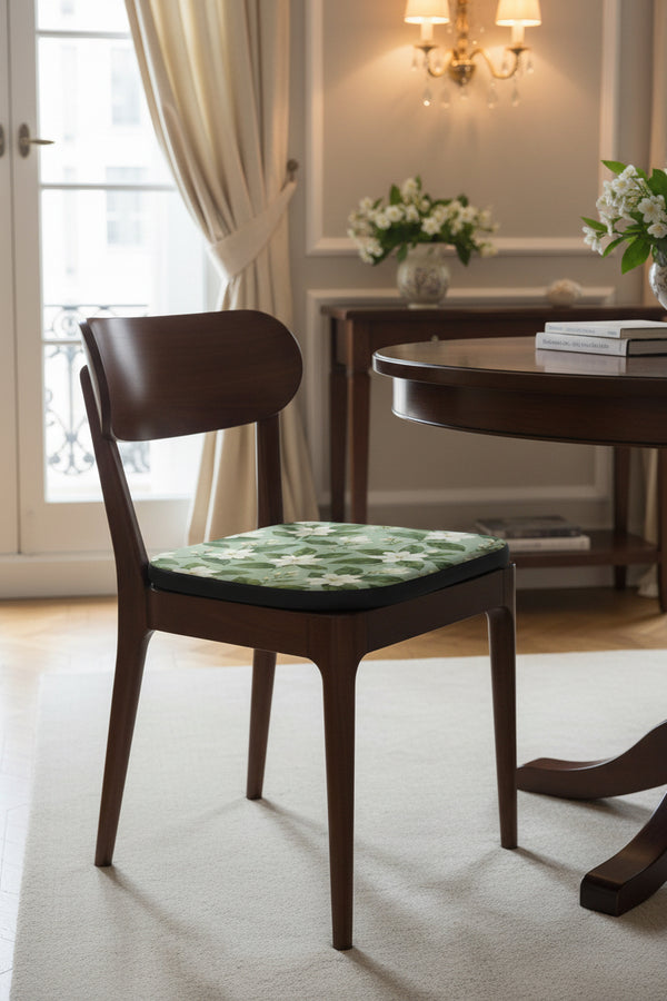 Sampaguita blossom D-shape seat pad