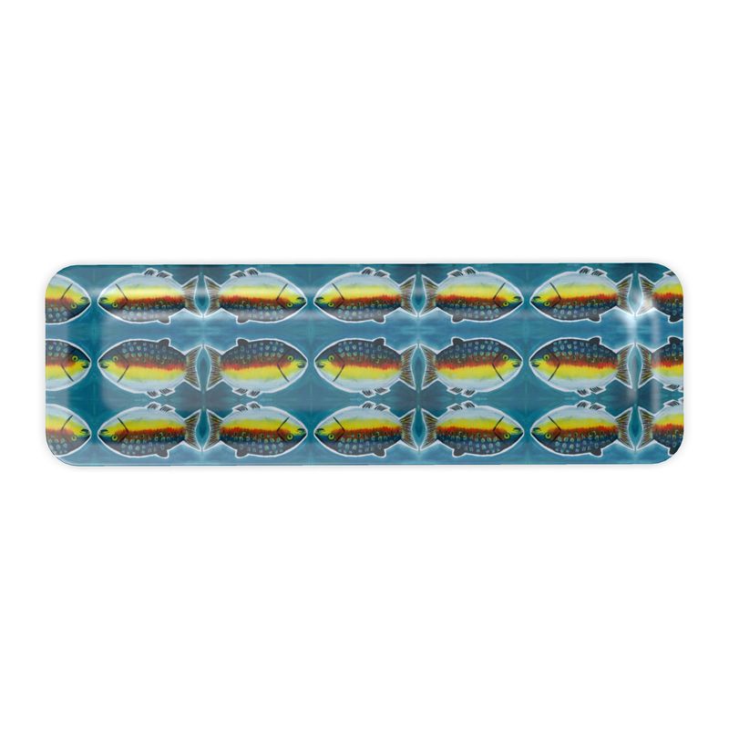 Fire-belly fish slim serving tray