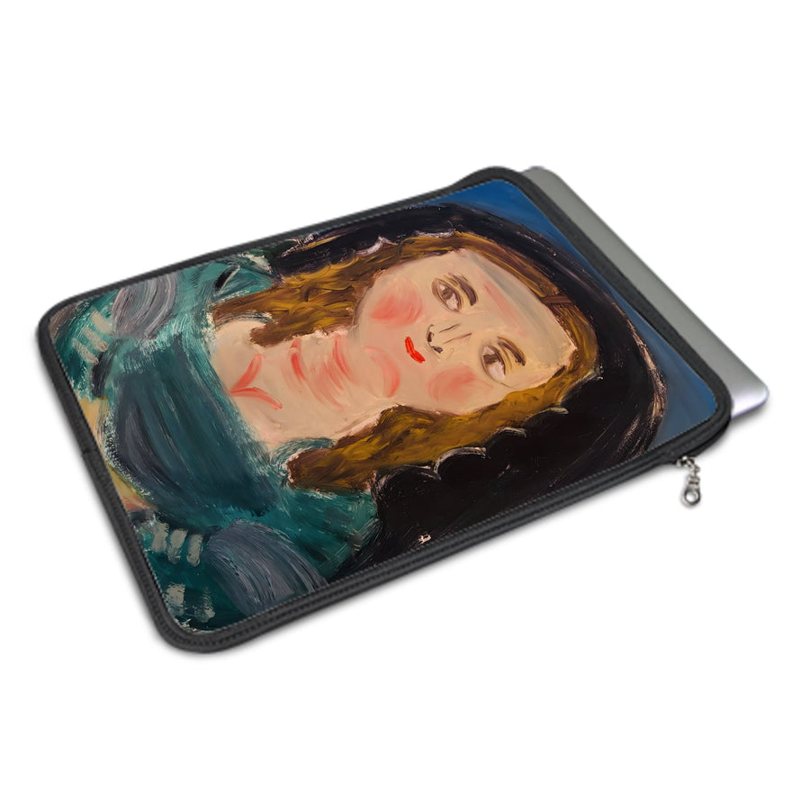 Botero-Inspired Mona Lisa MacBook Air Cover | 11 inches