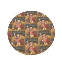 Matador with Bull | 140cm Linden Waterproof Round Tablecloth