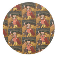 Matador with Bull | 140cm Linden Waterproof Round Tablecloth