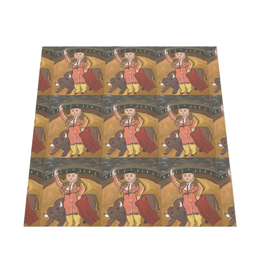 Matador with Bull Linden Waterproof Square Tablecloth | 140cm x 140cm