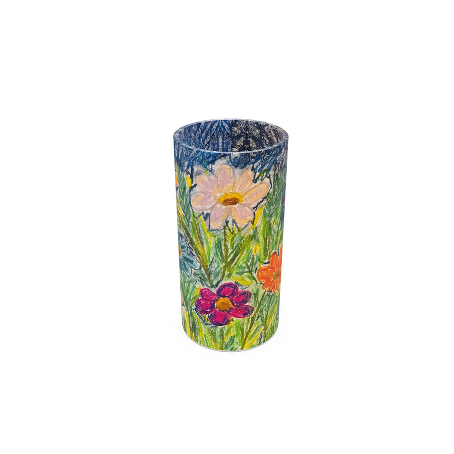 Wildflower Meadow Glass Vase