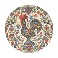 Portuguese Rooster Ceramic Coasters | Set of 6