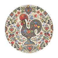 Portuguese Rooster Ceramic Coasters | Set of 6