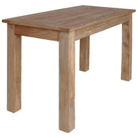 Dining Table Solid Mahogany Wood 120x60x77 cm