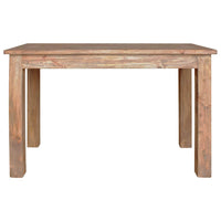 Dining Table Solid Mahogany Wood 120x60x77 cm