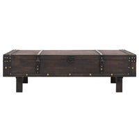 Trunk-style vintage coffee table