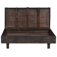 Trunk-style vintage coffee table