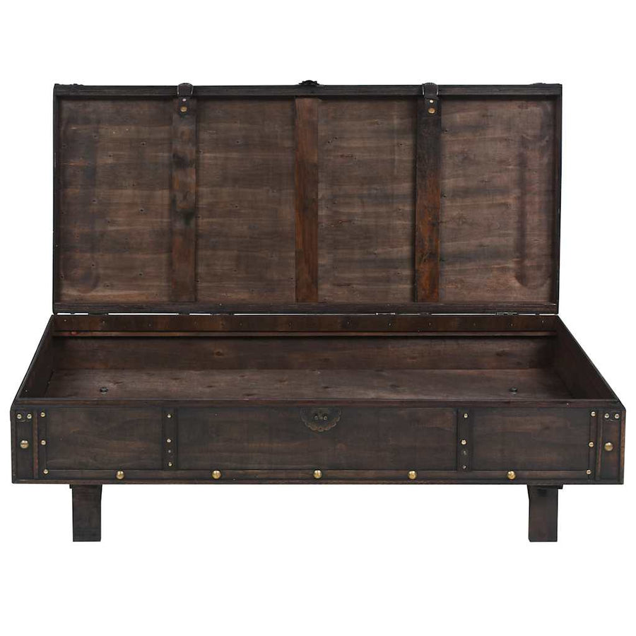 Trunk-style vintage coffee table