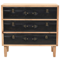 Vintage-style three-drawer cabinet