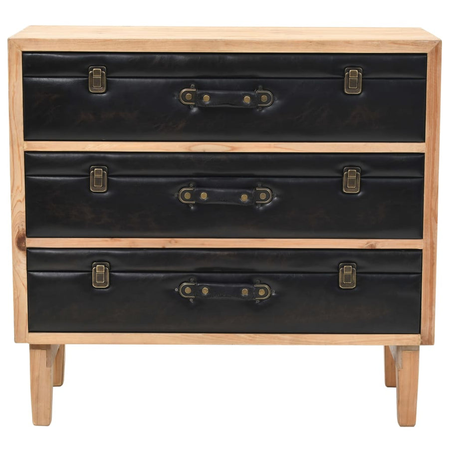 Vintage-style three-drawer cabinet