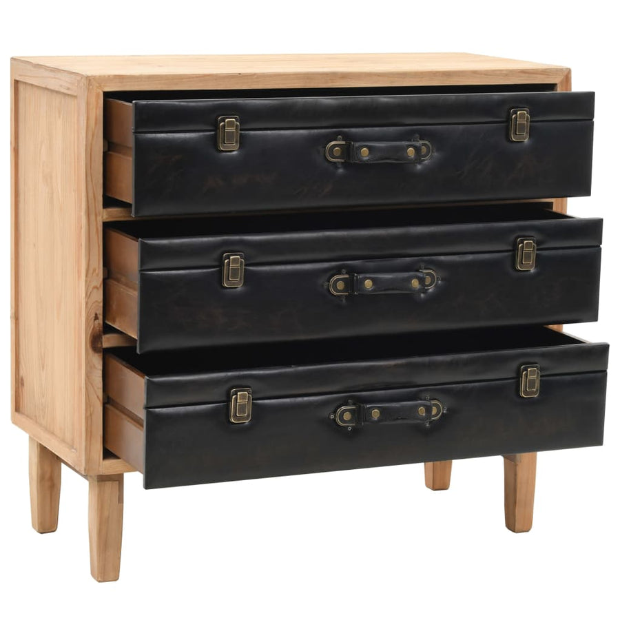 Vintage-style three-drawer cabinet