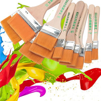 Nylon paint brush set — 12 pieces