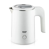 Compact Travel Electric Kettle 0.8L | Stainless Steel | White & Black